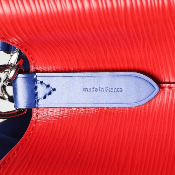 Louis Vuitton Coquelicot/Blue Epi Leather NeoNoe Bag - Picture 9 of 12